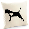 American bulldog cushion, dog pillow, american bulldog pillow, cover cotton canvas print, dog lover gift for her 40x40 50x50 222