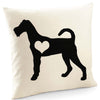 Irish terrier cushion, dog pillow, irish terrier pillow, cover cotton canvas print, dog lover gift for her 40x40 50x50 355