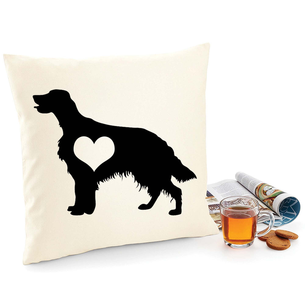 Irish setter cushion, dog pillow, irish setter pillow, cover cotton canvas print, dog lover gift for her 40x40 50x50 354