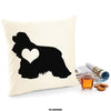 cocker spaniel pillow, dog pillow, Cocker spaniel cushion, cover cotton canvas print, dog lover gift for her 40 x 40 50 x 50 202