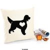 Gordon setter cushion, dog pillow, gordon setter pillow, cover cotton canvas print, dog lover gift for her 40 x 40 50 x 50 175