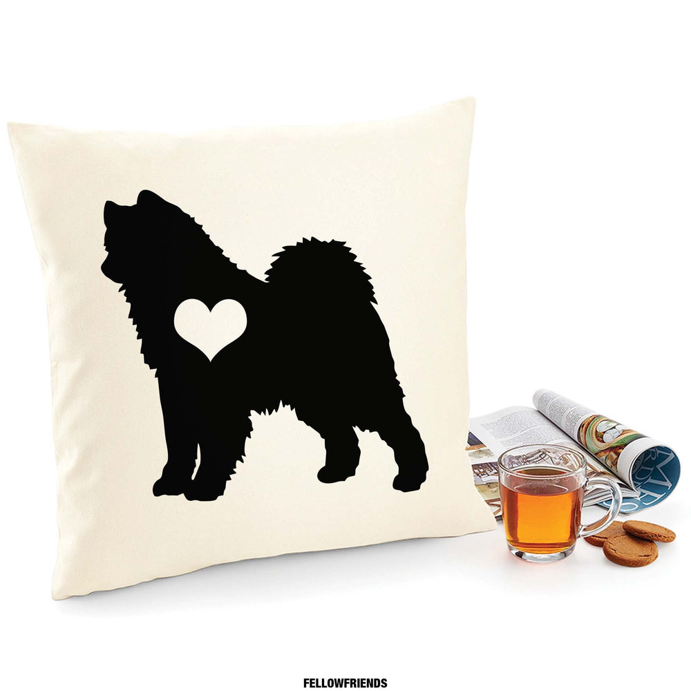 Samoyed cushion, dog pillow, Samoyed pillow, cover cotton canvas print, dog lover gift for her 40 x 40 50 x 50 448