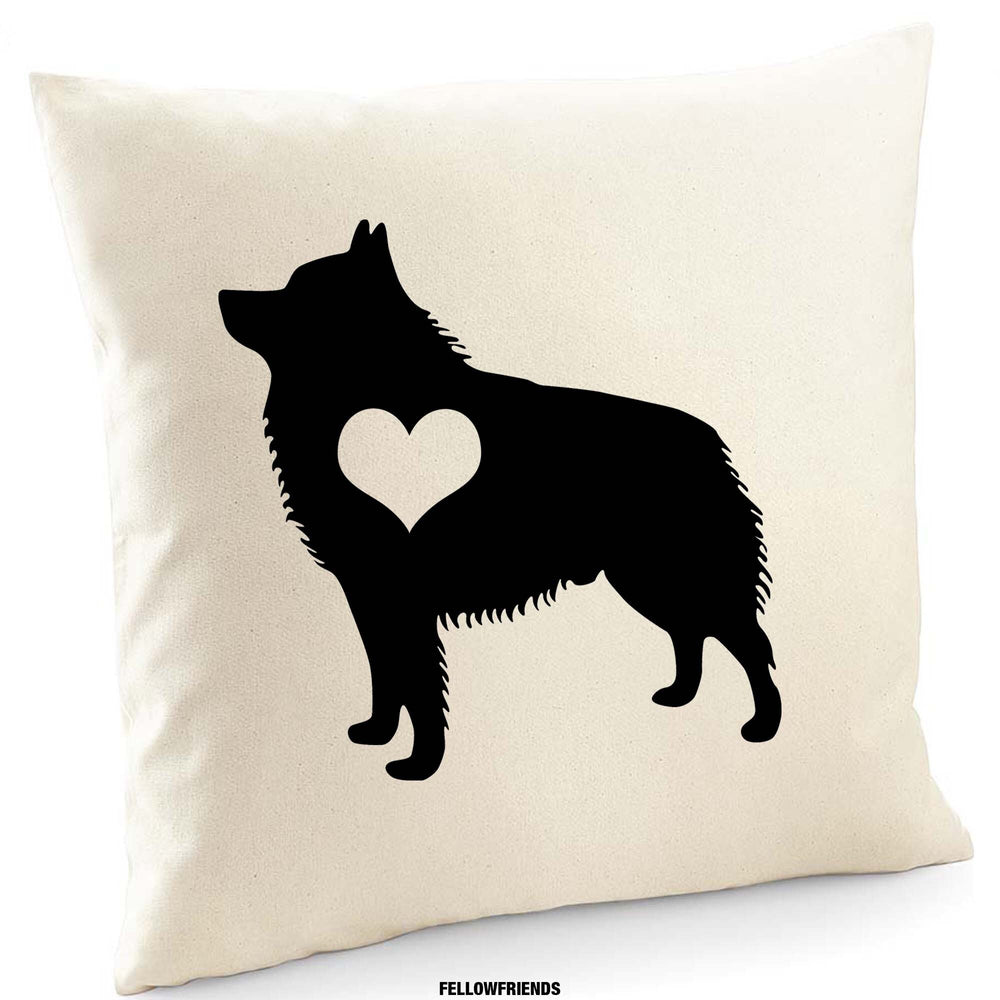 Schipperke cushion, dog pillow, Schipperke pillow, cover cotton canvas print, dog lover gift for her 40 x 40 50 x 50 211