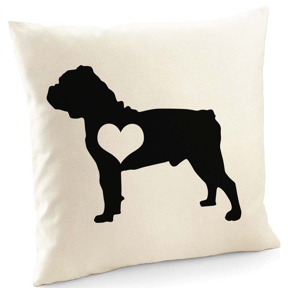 Olde english bulldogge cushion, dog pillow, olde english bulldogge pillow, cover cotton canvas print, dog lover gift for her 40x40 50x50 303