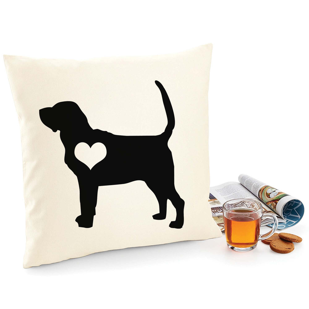 Bloodhound cushion, dog pillow, bloodhound pillow cover cotton canvas print, dog lover gift for her 40 x 40 50 x 50 187