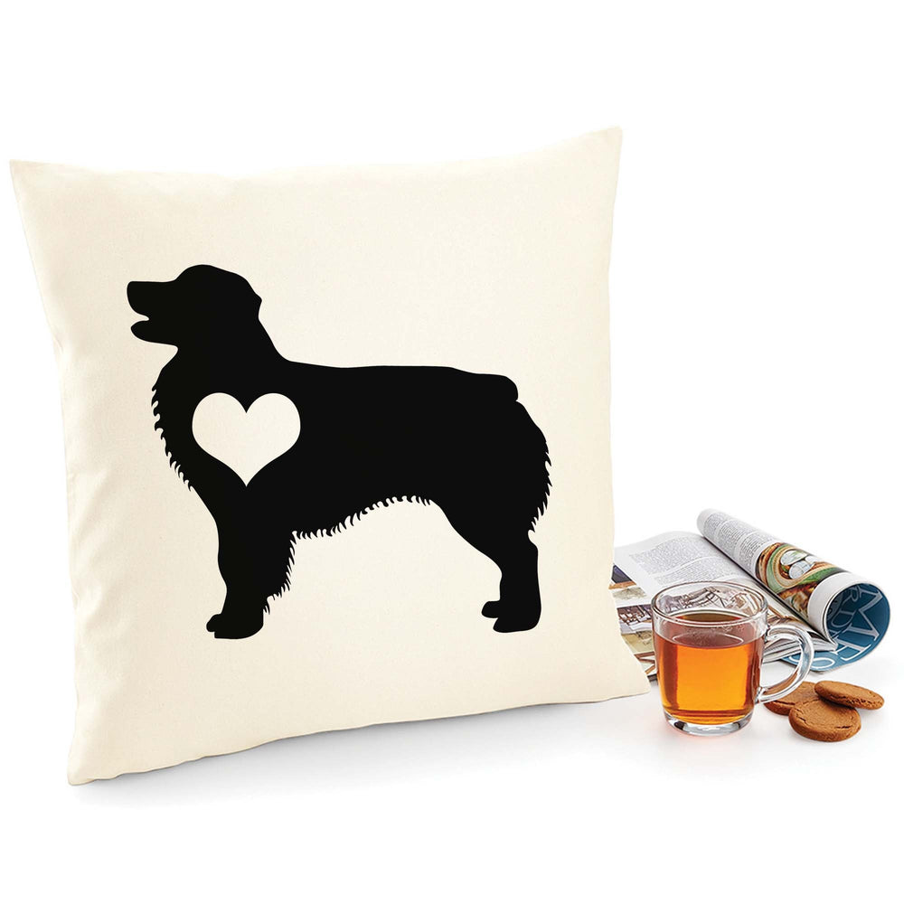 Australian shepherd cushion, australian shepherd pillow cover cotton canvas print, dog lover gift for her 40 x 40 50 x 50