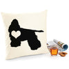 American cocker spaniel cushion, dog pillow, american cocker spaniel pillow cover cotton canvas print, dog lover gift, 40x40 50x50 223