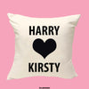 Couples names cushion, couples gifts for home, couple gifts cute, name print, names cushions, cushion cover 40 x 40 50 x 50