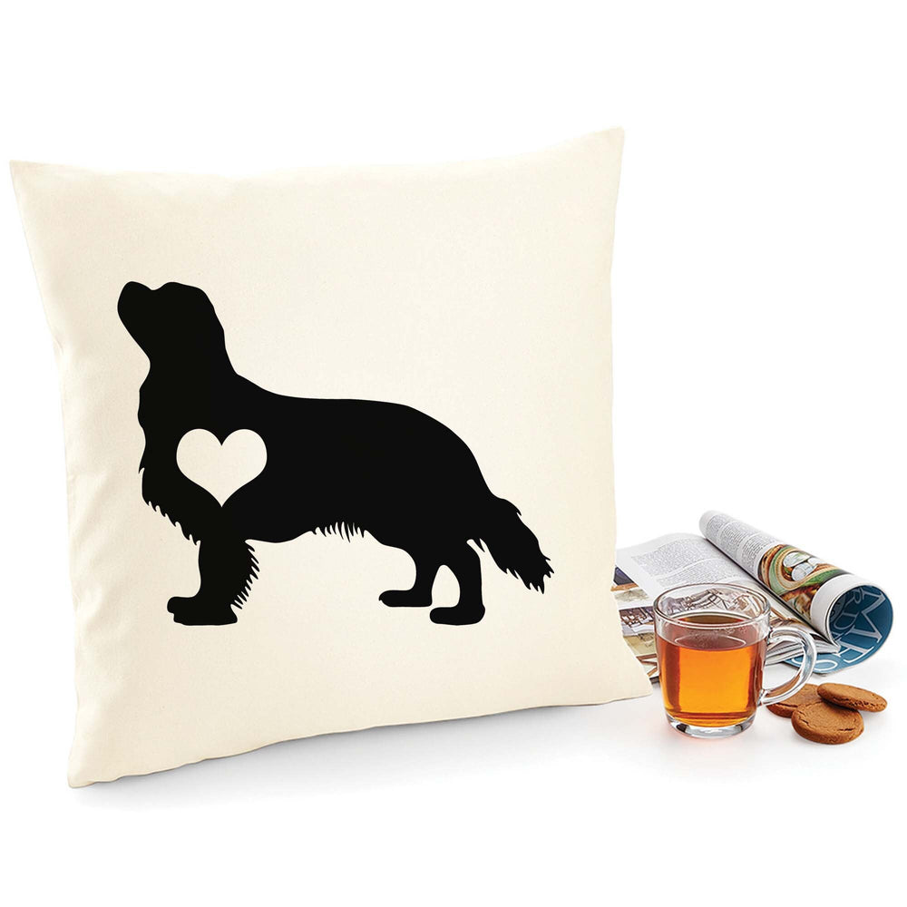 Cavalier king cushion, dog pillow, Cavalier king pillow, cover cotton canvas print, dog lover gift for her 40 x 40 50 x 50 197