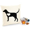 Artois hound cushion, dog pillow, artois hound pillow, cover cotton canvas print, dog lover gift for her 40x40 50x50 234