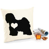 Tibetan terrier cushion, dog pillow, tibetan terrier pillow, cover cotton canvas print, dog lover gift for her 40x40 50x50 157