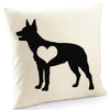Kelpie cushion, dog pillow, kelpie pillow, cover cotton canvas print, dog lover gift for her 40x40 50x50 236