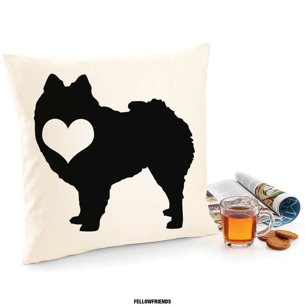 Pomeranian cushion, dog pillow, pomeranian pillow, cover cotton canvas print, dog lover gift for her 40 x 40 50 x 50 458