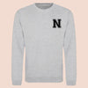 Collegiate sweatshirt, Varsity sweater, College sweatshirt, Varsity sweatshirt, Personalized sweatshirt, College apparel, Alphabet initial,