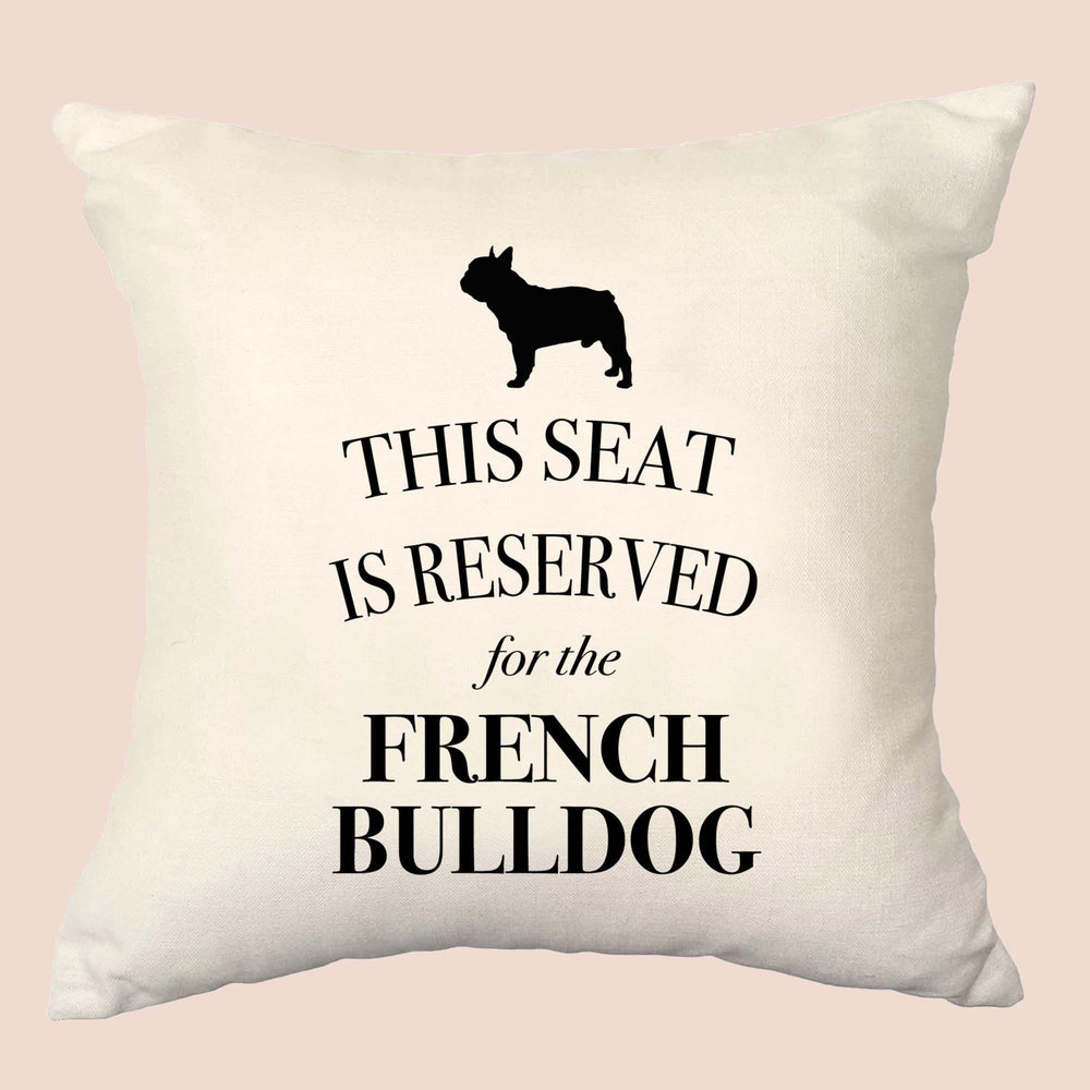 French bulldog cushion, dog pillow, french bulldog pillow, cover cotton canvas print, dog lover gift for her 40 x 40 50 x 50 207