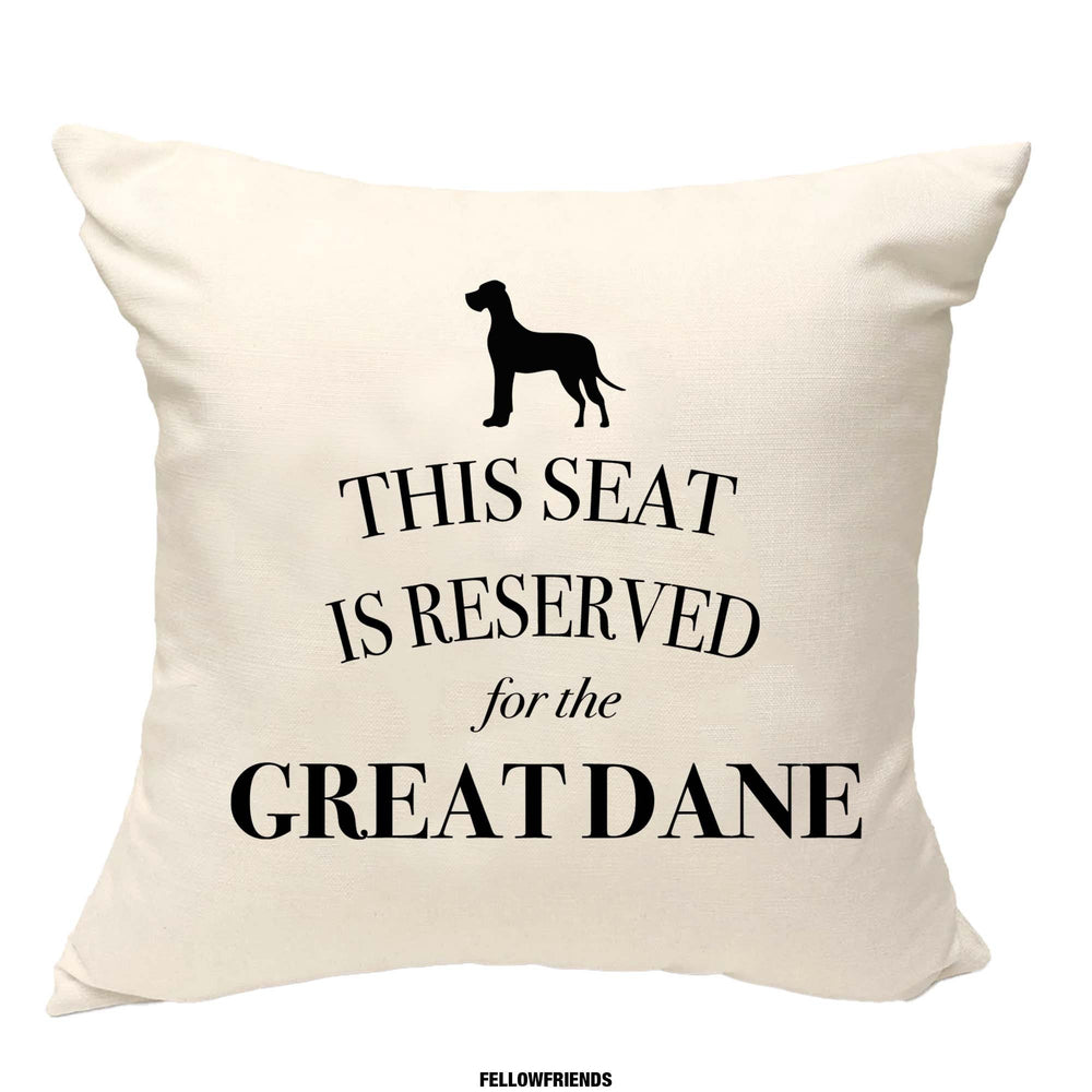 Great dane cushion, dog pillow, great dane pillow, cover cotton canvas print, dog lover gift for her 40 x 40 50 x 50 174