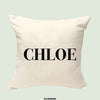 Personalised custom cushion name initials pillow cover 40 x 40 50 x 50