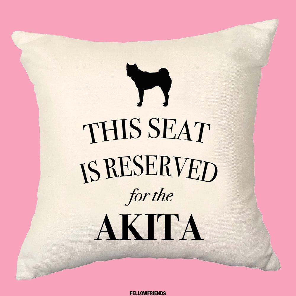 Akita cushion, dog pillow, akita pillow, cover cotton canvas print, dog lover gift for her 40 x 40 50 x 50 179
