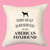 American foxhound cushion, dog pillow, american foxhound pillow, cover cotton canvas print, dog lover gift for her 40 x 40 50 x 50 210