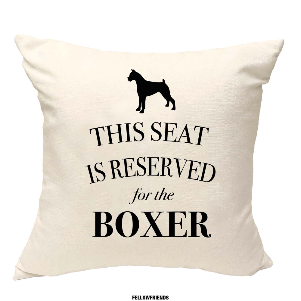 Boxer cushion, dog pillow, boxer pillow, cover cotton canvas print, dog lover gift for her 40 x 40 50 x 50 192