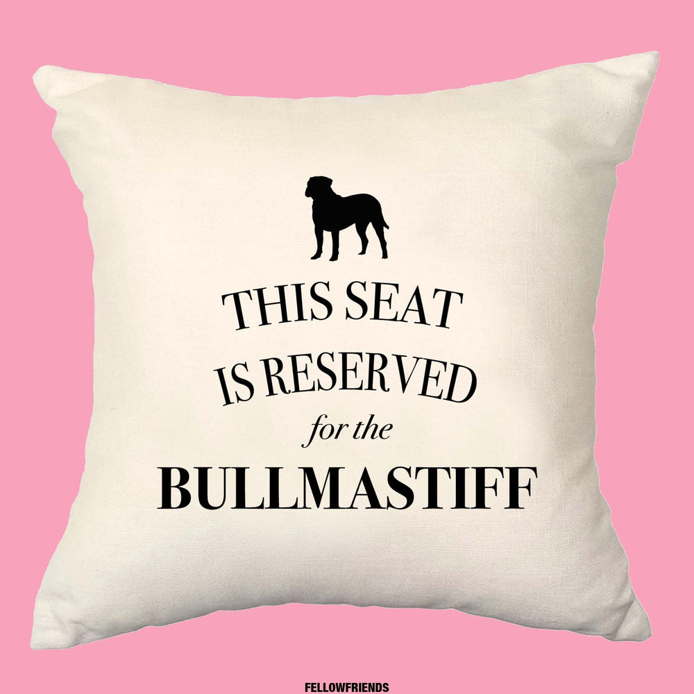 Bullmastiff cushion, dog pillow, bullmastiff pillow, cover cotton canvas print, dog lover gift for her 40 x 40 50 x 50 195