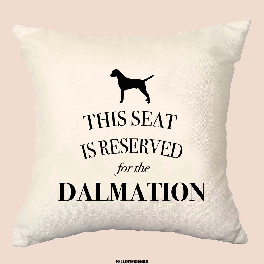 Dalmation cushion, dog pillow, dalmation pillow, cover cotton canvas print, dog lover gift for her 40 x 40 50 x 50 203
