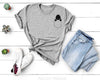 Cockapoo pocket Shirt, embroidered peeking cockapoo t shirt, cockapoo shirt, pocket design shirt, embroidered tshirt,