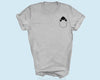 Poodle pocket Shirt, embroidered peeking Poodle t shirt, Poodle shirt, pocket design shirt, embroidered tshirt,