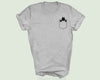 Sheltie pocket Shirt, embroidered peeking sheltie t shirt, sheltie shirt, pocket design shirt, embroidered tshirt,