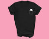 Rottweiler pocket Shirt, embroidered peeking rottweiler t shirt, rottweiler shirt, pocket design shirt, embroidered tshirt,