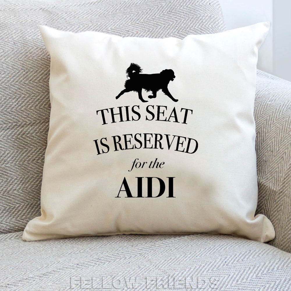 Aidi cushion, dog pillow, Aidi pillow, gifts for dog lovers, cover cotton canvas print, dog lover gift for her 40 x 40 50 x 50 217