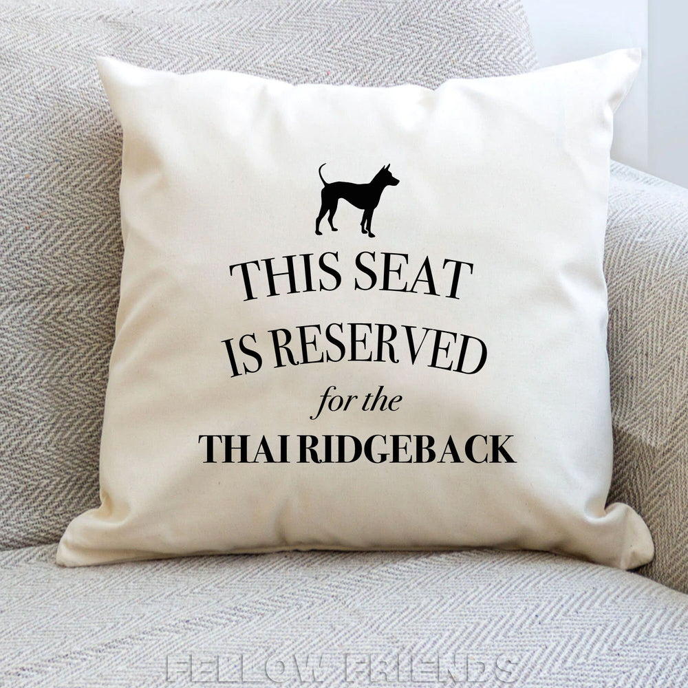 Thai ridgeback cushion, dog pillow, thai ridgeback pillow, gifts for dog lovers, cover cotton canvas print, dog lover gift 40x40 50x50 378