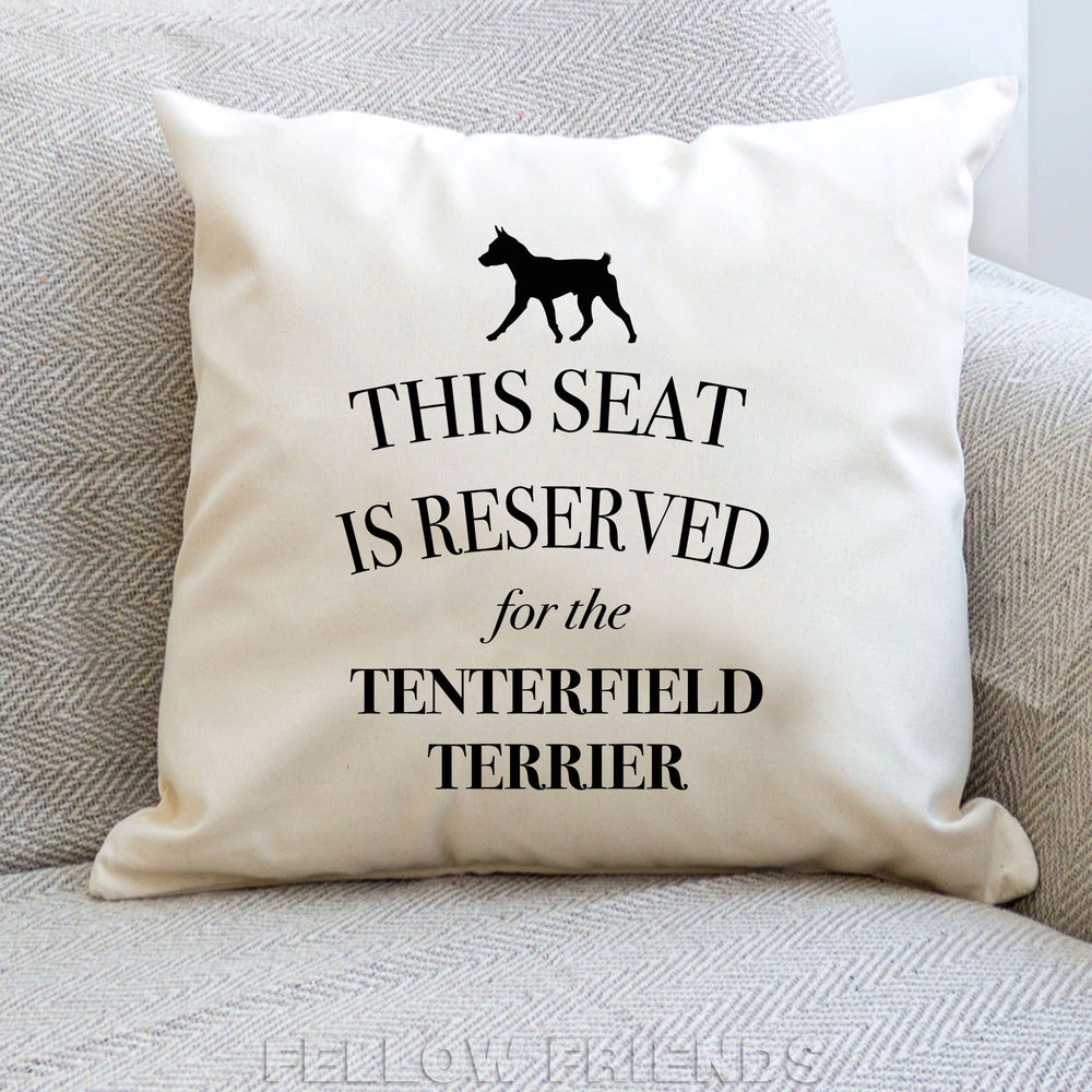 Tenterfield terrier cushion, dog pillow, terrier pillow, gifts for dog lovers, cover cotton canvas print, dog lover gift 40x40 50x50 376