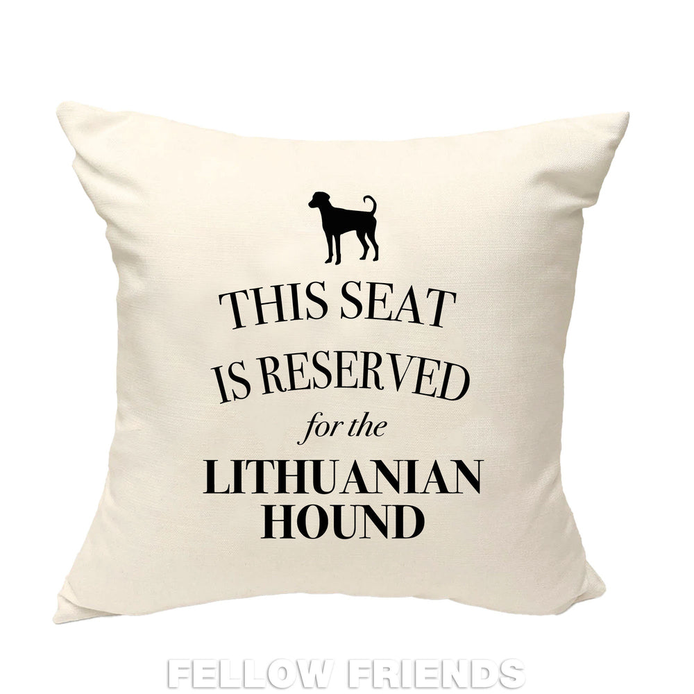 Lithuanian hound cushion, dog pillow, lithuanian hound pillow, gift for dog lover, cover cotton canvas print, dog lover gift 40x40 50x50 368