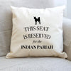 Indian pariah cushion, dog pillow, indian pariah pillow, gifts for dog lovers, cover cotton canvas print, dog lover gift 40x40 50x50 352