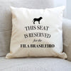 Fila brasileiro cushion, dog pillow, fila brasileiro pillow, gifts for dog lovers, cover cotton canvas print, dog lover gift 40x40 50x50 341