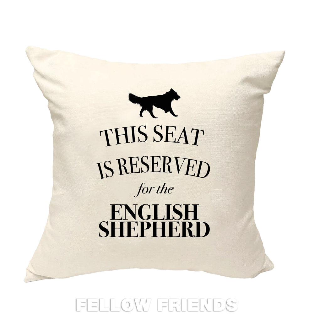 English shepherd cushion, dog pillow, english shepherd pillow, gift for dog lover, cover cotton canvas print, dog lover gift 40x40 50x50 333