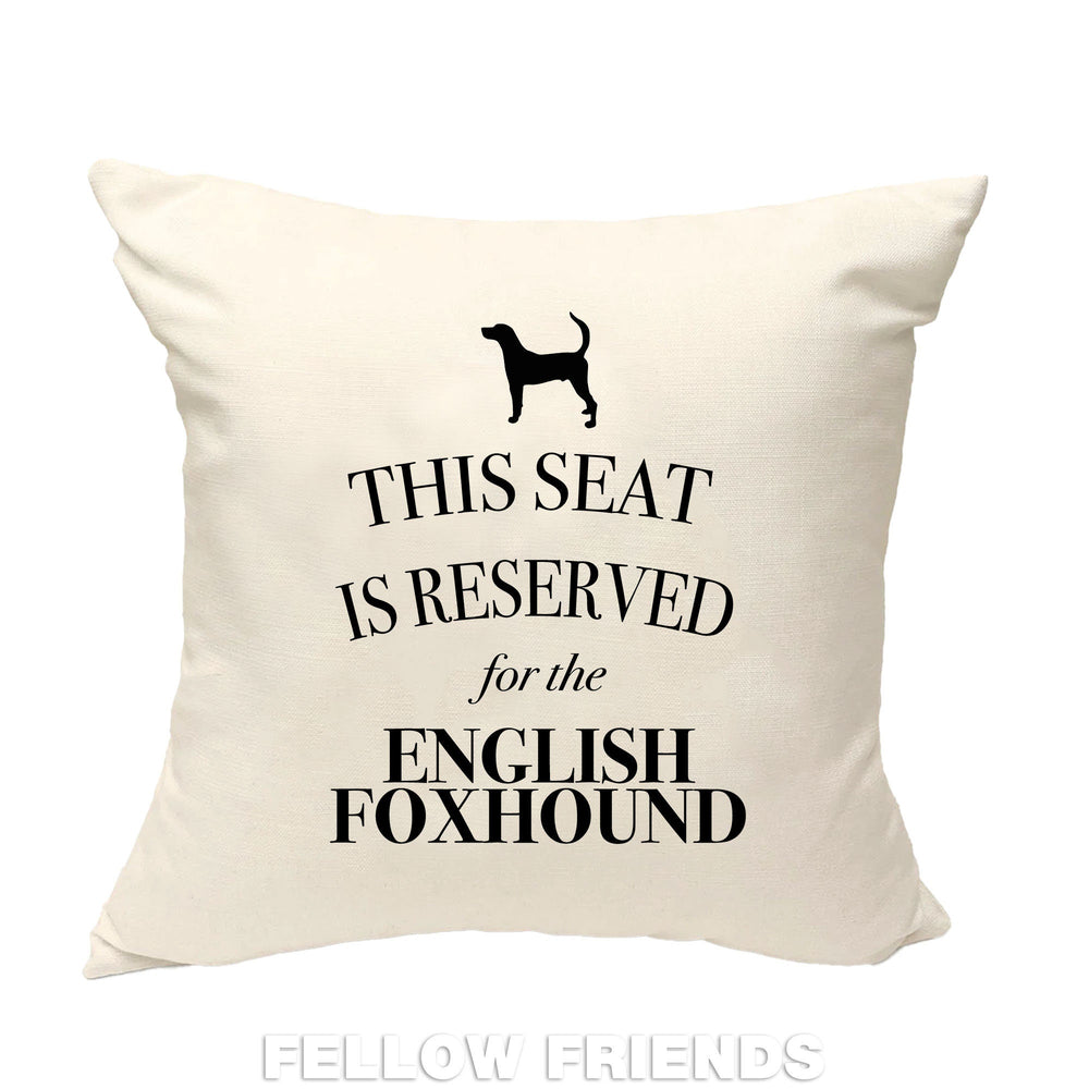 English foxhound cushion, dog pillow, english foxhound pillow, gifts for dog lovers, cover cotton canvas print, dog gift 40x40 50x50 331