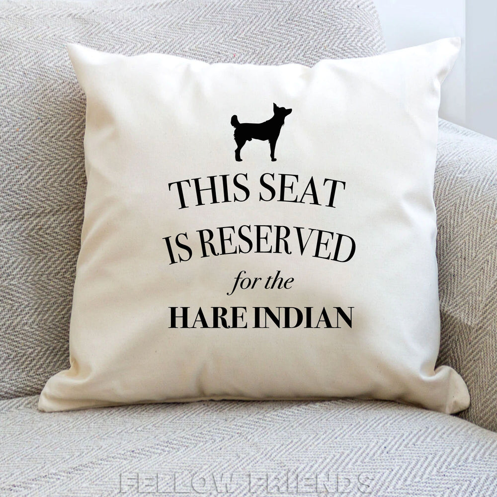 Hare indian cushion, dog pillow, hare indian pillow, gifts for dog lovers, cover cotton canvas print, dog lover gift for her 40x40 50x50 320