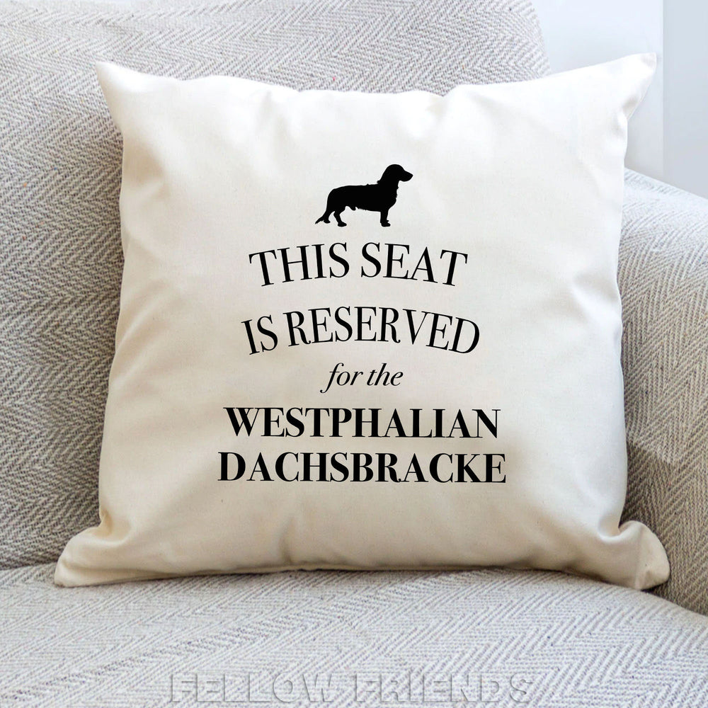 Westphalian dachsbracke cushion, dog pillow, dachsbracke pillow, gifts for dog lovers, cover cotton canvas print, dog gift 40x40 50x50 313