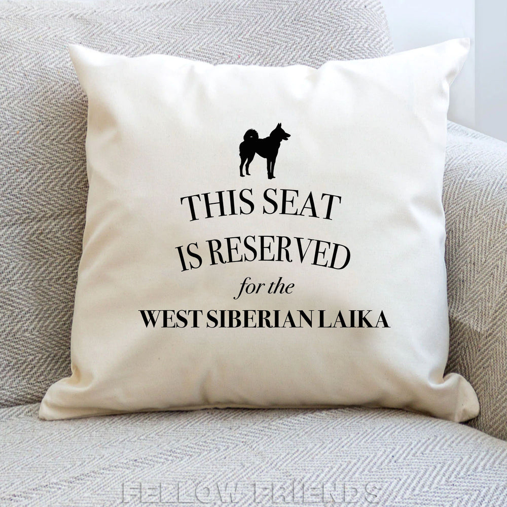 West siberian laika cushion, dog pillow, laika pillow, gifts for dog lovers, cover cotton canvas print, dog lover gift 40x40 50x50 312
