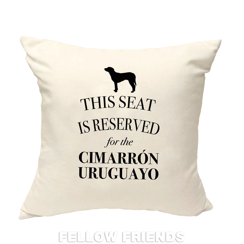 Cimarrón uruguay cushion, dog pillow, cimarrón uruguay pillow, gifts for dog lovers, cover cotton canvas print, dog gift 40x40 50x50 300