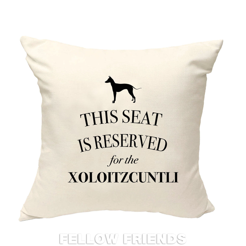 xoloitzcuintli dog cushion, dog pillow, xolo dog pillow, gifts for dog lovers, cover cotton canvas print, dog lover gift 40x40 50x50 297
