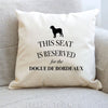Dogue de bordeaux cushion, dog pillow, dogue de bordeaux pillow, gifts for dog lovers, cover cotton canvas print, dog gift 40x40 50x50 291