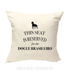 Dogue brasileiro mastiff cushion, dog pillow, mastiff pillow, gifts for dog lover, cover cotton canvas print, dog lover gift 40x40 50x50 279