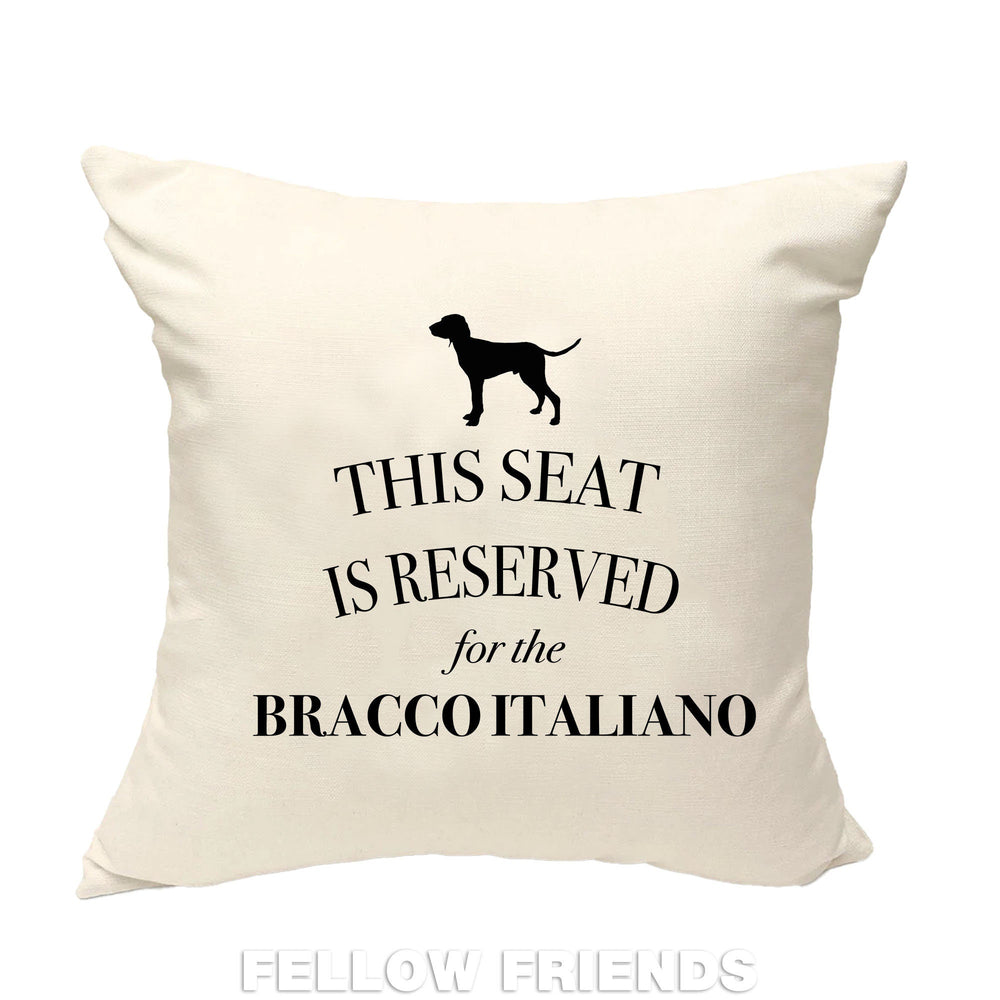 Bracco italiano cushion, dog pillow, bracco italiano dog pillow, gifts for dog lovers, cover cotton canvas print, dog gift 40x40 50x50 276