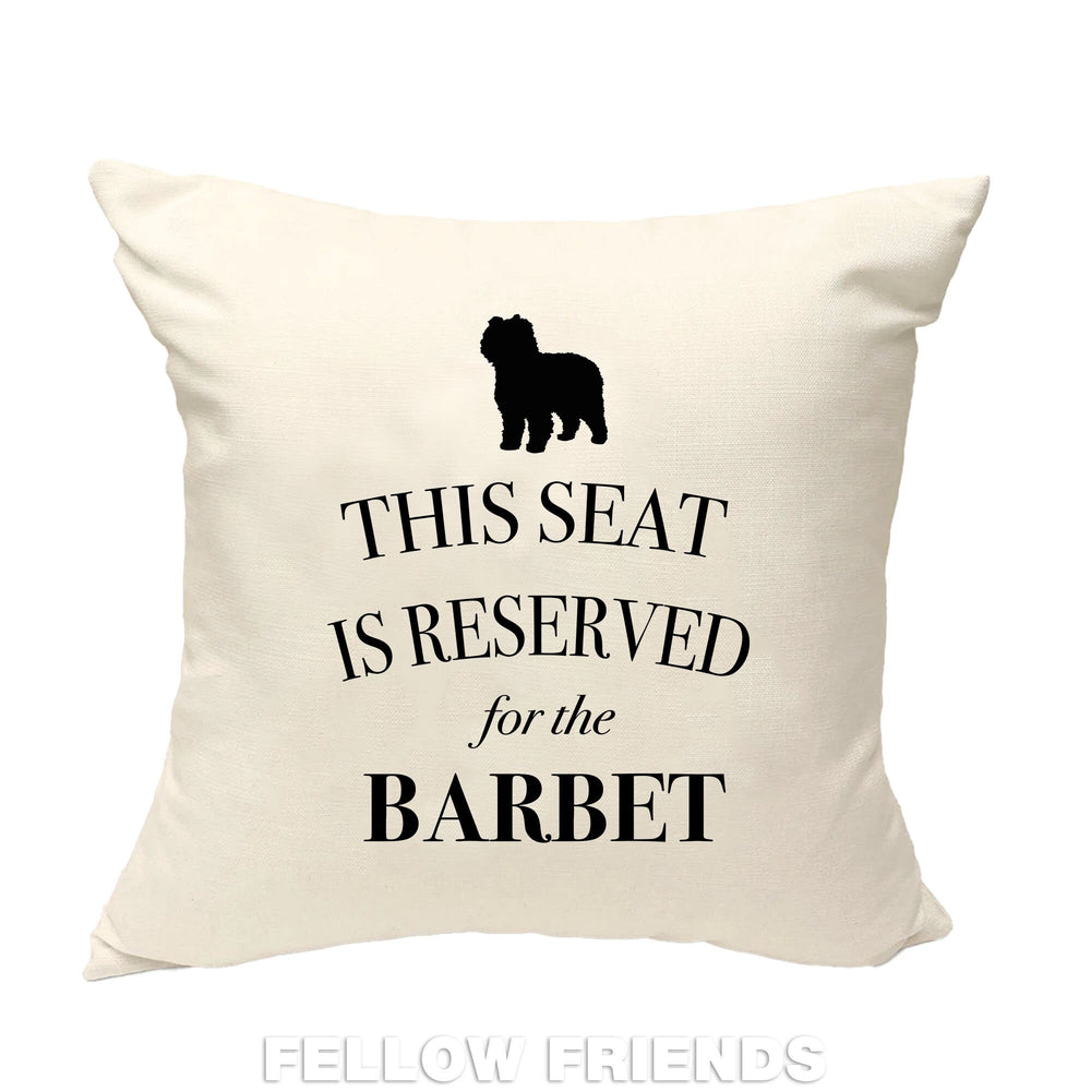 Barbet dog pillow, barbet dog cushion, dog pillow, gift for dog lovers, cover cotton canvas print, dog lover gift for her 40x40 50x50 244