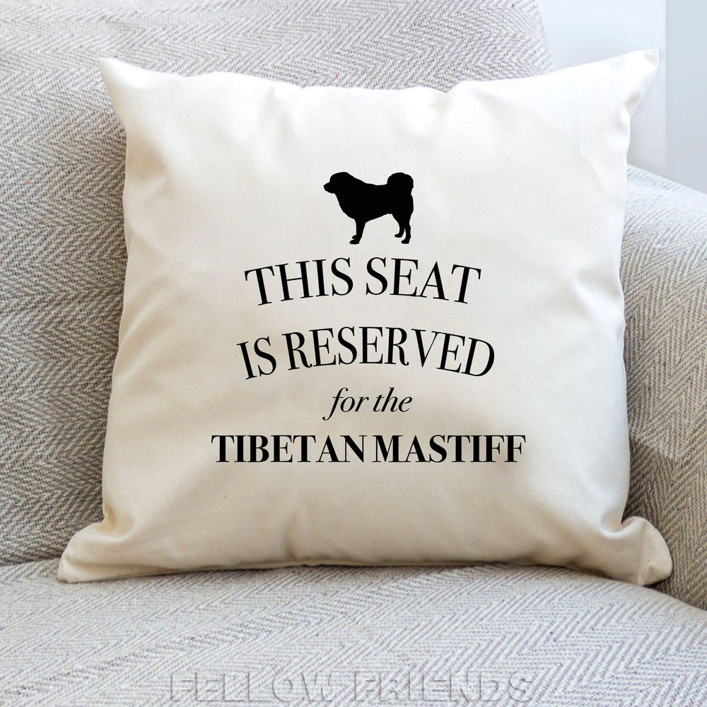 Tibetan mastiff cushion, dog pillow, tibetan mastiff pillow, gifts for dog lovers, cover cotton canvas print, dog lover gift 40x40 50x50 379