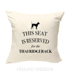 Thai ridgeback cushion, dog pillow, thai ridgeback pillow, gifts for dog lovers, cover cotton canvas print, dog lover gift 40x40 50x50 378