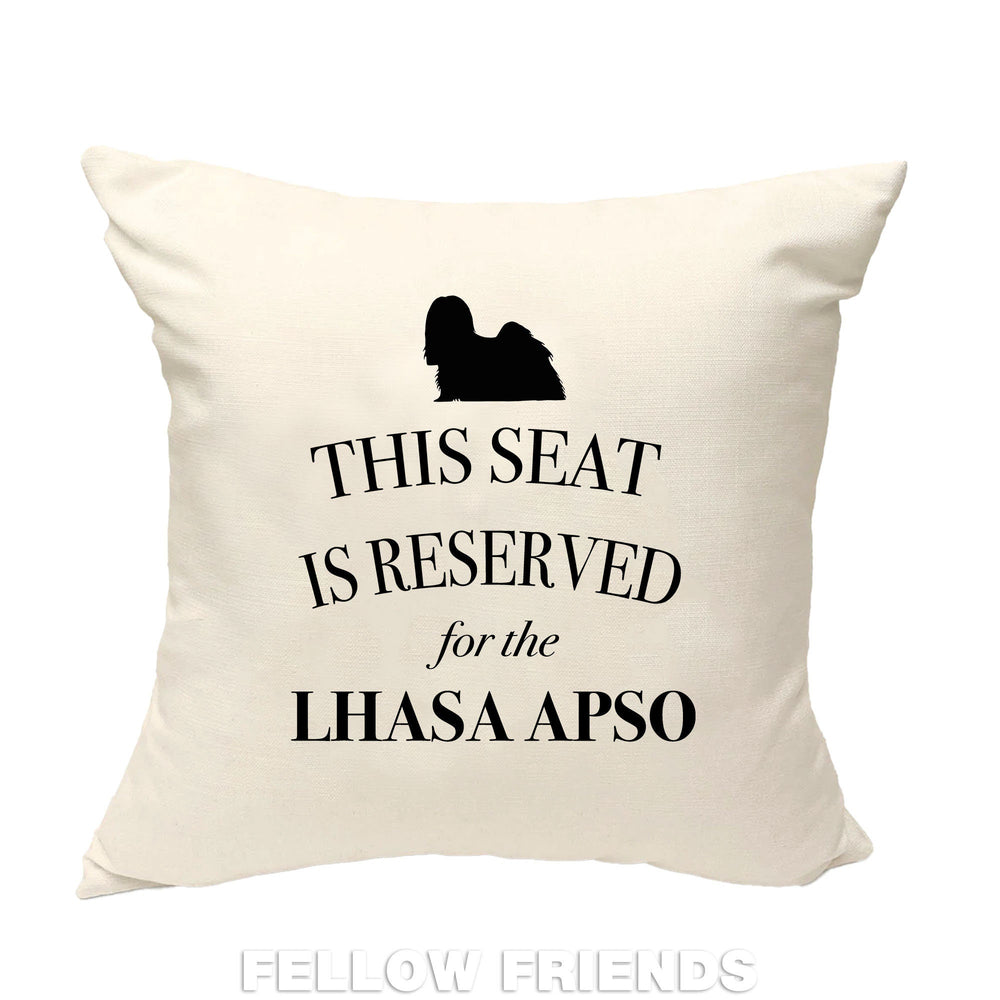 Lhasa apso cushion, dog pillow, lhasa apso pillow, gifts for dog lovers, cover cotton canvas print, dog lover gift for her 40x40 50x50 367